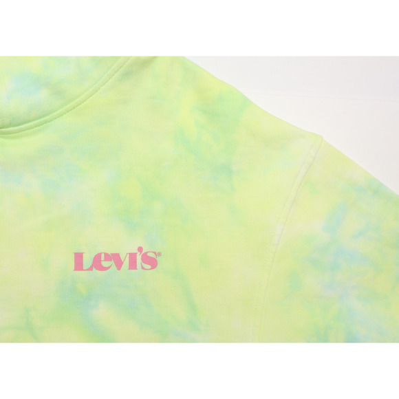 Levi's Men's Relaxed Fit Modern Vintage Scribble Logo Tie Dye Sweatshirt M NEW - Picture 6 of 10